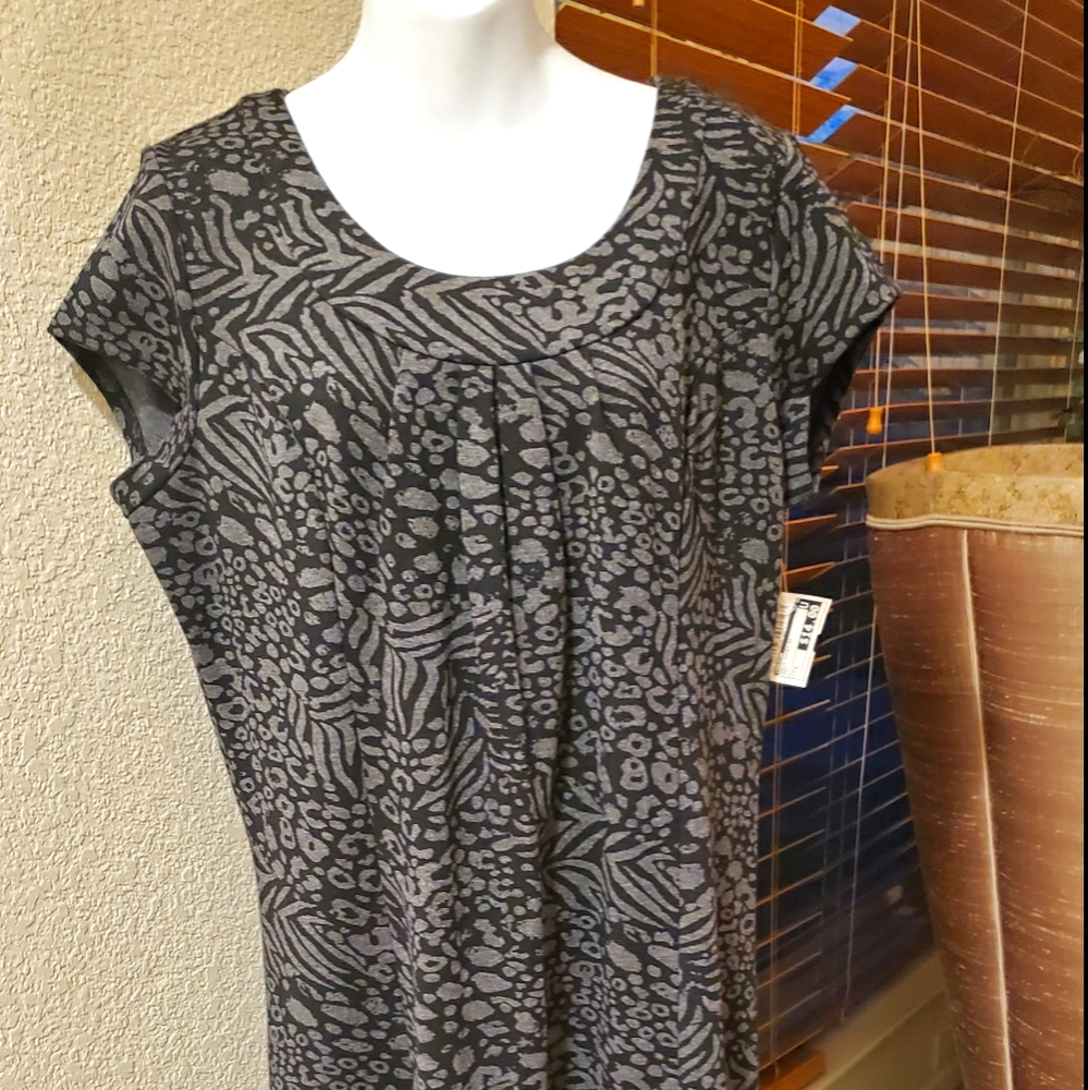 Animal print dress